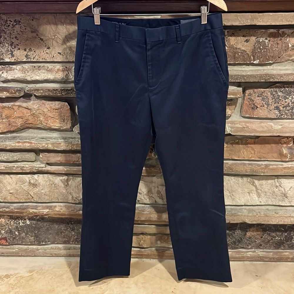 Bonobos Monday Weekday Navy Blue Straight Leg Chino Flat Front Pants